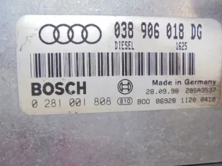 038906018DG 1,9TDI 0281001808 Блок управления двигателем Audi A6 C5 (S6,RS6) Арт e8558553, вид 5
