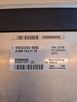 A0001532179 Блок управления двигателем Mercedes SLK r170 Арт e8636811, вид 3
