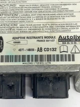4S7T14B056AB Блок AirBag Ford Mondeo 3 Арт e8664135, вид 2