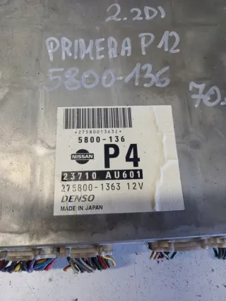 5800-136 Блок управления двигателем Nissan Primera 12 Арт e8729031, вид 4