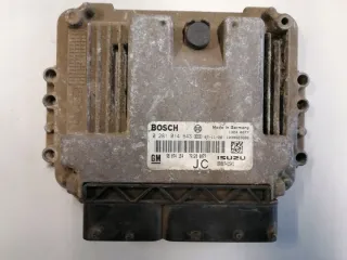 98074154 Блок управления двигателем Opel Astra H Арт e8763542, вид 1