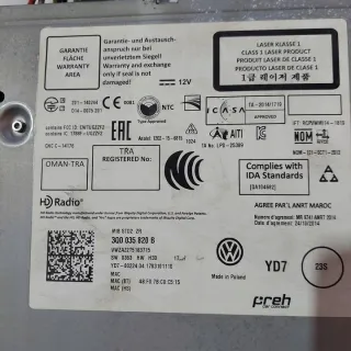 3G0919605 3Q0035820A Блок навигации Volkswagen Passat B8 Арт e8774558, вид 8
