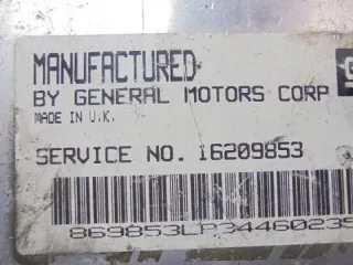 16209853 Блок управления двигателем Opel Vectra B Арт e8873890, вид 5