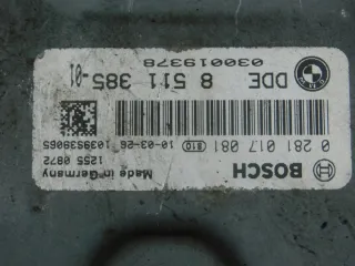 0281017081 8511385 Блок управления двигателем BMW 5 F10/F11/GT F07 Арт e8956611, вид 3