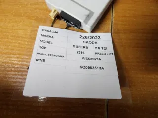 5Q0963513A 9027446A Блок управления (другие) Skoda Superb 3 Арт e9006879, вид 2