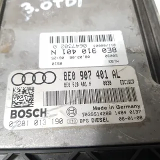 8E0907401AL 0281013190 Блок управления двигателем Audi A4 B7 Арт e9182779, вид 3
