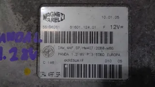 55196261 51740050 00468453610 Блок управления двигателем Fiat Panda 2 Арт e9292002, вид 3