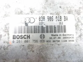 038906018BA 0281001756 Блок управления двигателем Audi A3 8L Арт e9323610, вид 4