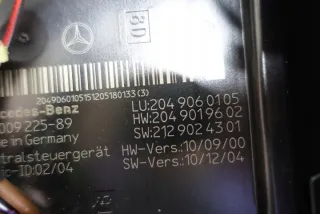 2049060105 Блок комфорта Mercedes C W204 Арт e9394566, вид 3