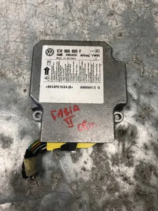 1C0909605F Блок AirBag Skoda Fabia 2 Арт e9421976, вид 2