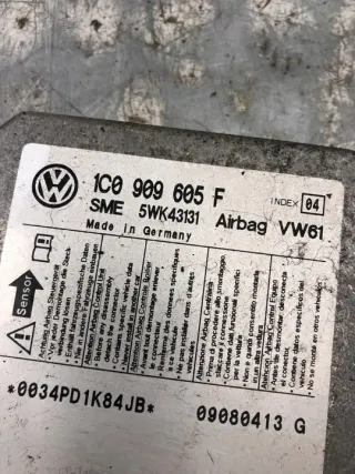 1C0909605F Блок AirBag Skoda Fabia 2 Арт e9421976, вид 4