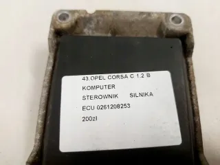 0261208253 Блок управления двигателем Opel Corsa C Арт e9422695, вид 4