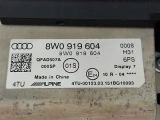 8W0919604 Блок навигации Audi A4 B9 Арт e9439221, вид 4