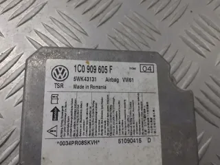 1C0909605F Блок AirBag Skoda Fabia 2 Арт e9447267, вид 3