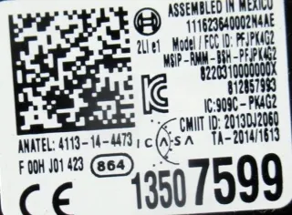13507599 2013DJ2060 812857993 Блок управления (другие) Opel Astra K Арт e9448627, вид 3