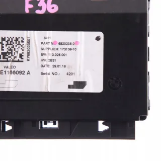 6820235 64116820235 Блок управления двигателем BMW 1 F20/F21 Арт e9468724, вид 4