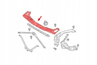 51647434544 Передняя панель крепления облицовки (телевизор) MINI CLUBMAN F54 Арт e9475975, вид 3
