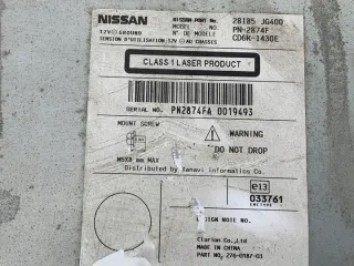 28185JG400 Блок навигации Nissan Qashqai 1  Арт e9525134, вид 3