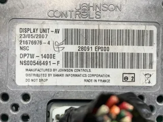28185JG400 Блок навигации Nissan Qashqai 1  Арт e9525134, вид 6