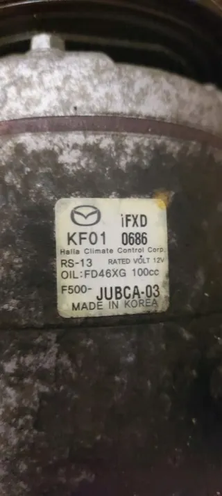 F500JUBCA03 F500-JUBCA-03 Компрессор кондиционера Mazda 3 BM Арт e9542670, вид 7