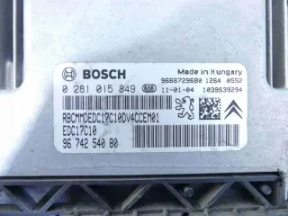 0281015849 9674254080 Блок управления двигателем Citroen C3 2 Арт e9545627, вид 2