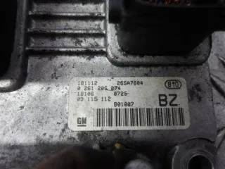 09115112 Блок управления двигателем Opel Corsa C Арт e9583394, вид 2