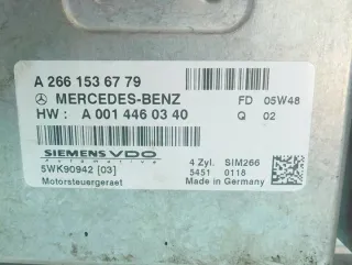 A2661536779 Блок управления двигателем Mercedes A W169 Арт e9605041, вид 5