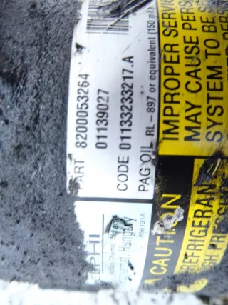 7711135808 8200053264 8200309193 8671016164 Компрессор кондиционера Renault Grand Scenic 2 Арт e9618019, вид 3