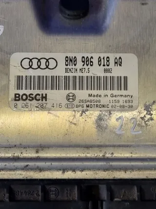 8N0906018AQ 0261207416 Блок управления двигателем Audi A3 8L Арт e9643393, вид 2