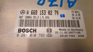 6681530279 0281010793 Блок управления двигателем Mercedes A W168 Арт e9644466, вид 2