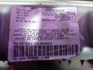 96600568ZD Подушка безопасности Citroen C4 Picasso 1 Арт e9681519, вид 4