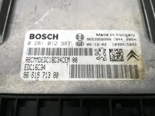9661971380 0281012987 1039S15649 9653958980 EDC16C34 Блок управления двигателем Citroen C5 2 Арт e9688191, вид 5