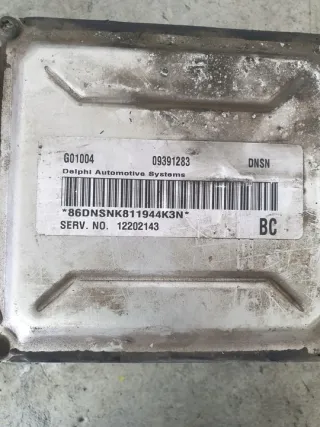 09391283 12202143 Блок управления двигателем Opel Zafira A Арт e9690478, вид 3