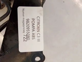 9820955080 Блок ABS Citroen C3 3 Арт e9747759, вид 5