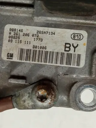 0261206072 09115111 2000-2006 Блок управления двигателем Opel Corsa C Арт e9786465, вид 2