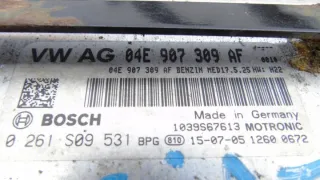 04E907309AF 0261S09531 Блок управления двигателем Skoda Fabia 3 Арт e9799629, вид 3