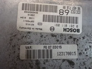 9649771680 0281011091 Блок управления двигателем Citroen C5 1 Арт e9810291, вид 4