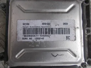 09391283 G01004 12202143 Блок управления двигателем Opel Vectra C  Арт e9831911, вид 3