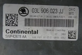 03L906023JJ Блок управления двигателем Skoda Superb 2 Арт e9853340, вид 3