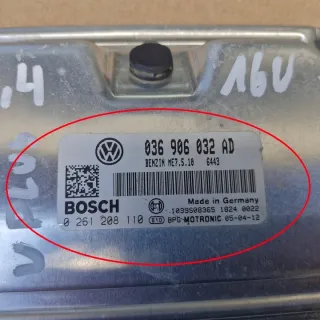 036906032AD Блок управления двигателем Volkswagen Golf 5 Арт e9927367, вид 3