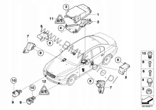 9145401 9172019 6978374 9160558 9114215 Блок AirBag BMW 5 E60/E61 Арт e9946089, вид 7