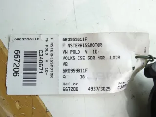 6R0959811F Моторчик стеклоподъемника Volkswagen Polo 5 Арт e9985741, вид 3