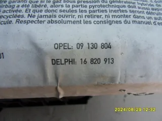 09130804 Подушка безопасности Opel Corsa C Арт e9989958, вид 3