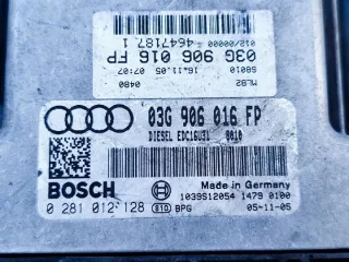 03G906016FP 0281012128 1039S12054 Блок управления двигателем Audi A4 B7 Арт e10055556, вид 3