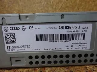 4E0035652A 000E9F3ED2C3 HS93492074540 Блок навигации Audi A6 C6 (S6,RS6) Арт e10063150, вид 5