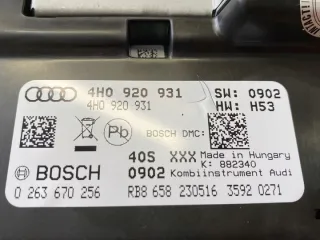 4H0920931 Щиток приборов (приборная панель) Audi A8 D4 (S8) Арт e10087669, вид 4