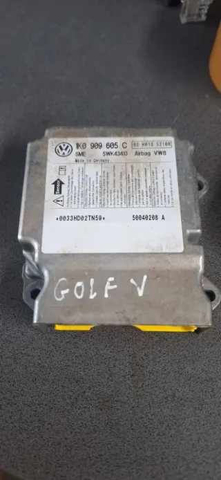 1K0909605C 50040208A Блок AirBag Volkswagen Golf 5 Арт e10092682, вид 3