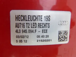 2009-2015 4L0945094F Фонарь задний правый Audi Q7 4L Арт e10205615, вид 4