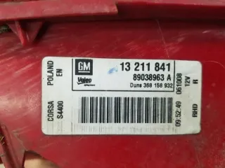 13211841 89038963A Фонарь задний правый Opel Corsa D Арт e10223261, вид 2