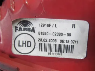 2006-2009 81550-02380-00 ADE150L Фонарь задний правый Toyota Auris 1 Арт e10237451, вид 8
